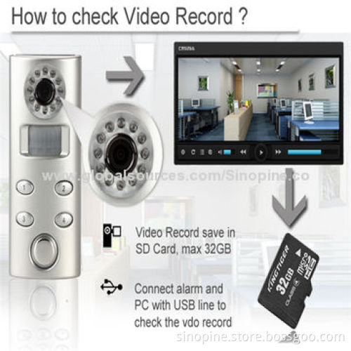 CE FCC Wireless Camera Recording Cheap Home Security Alarm